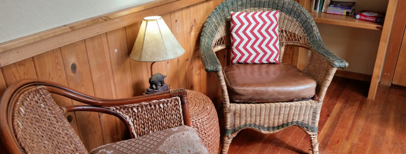 Chairs at Suttle Tea in Sisters, Oregon